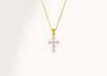 DIAMOND CROSS NECKLACE