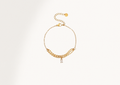 THREE LAYERED GAZE BRACELET