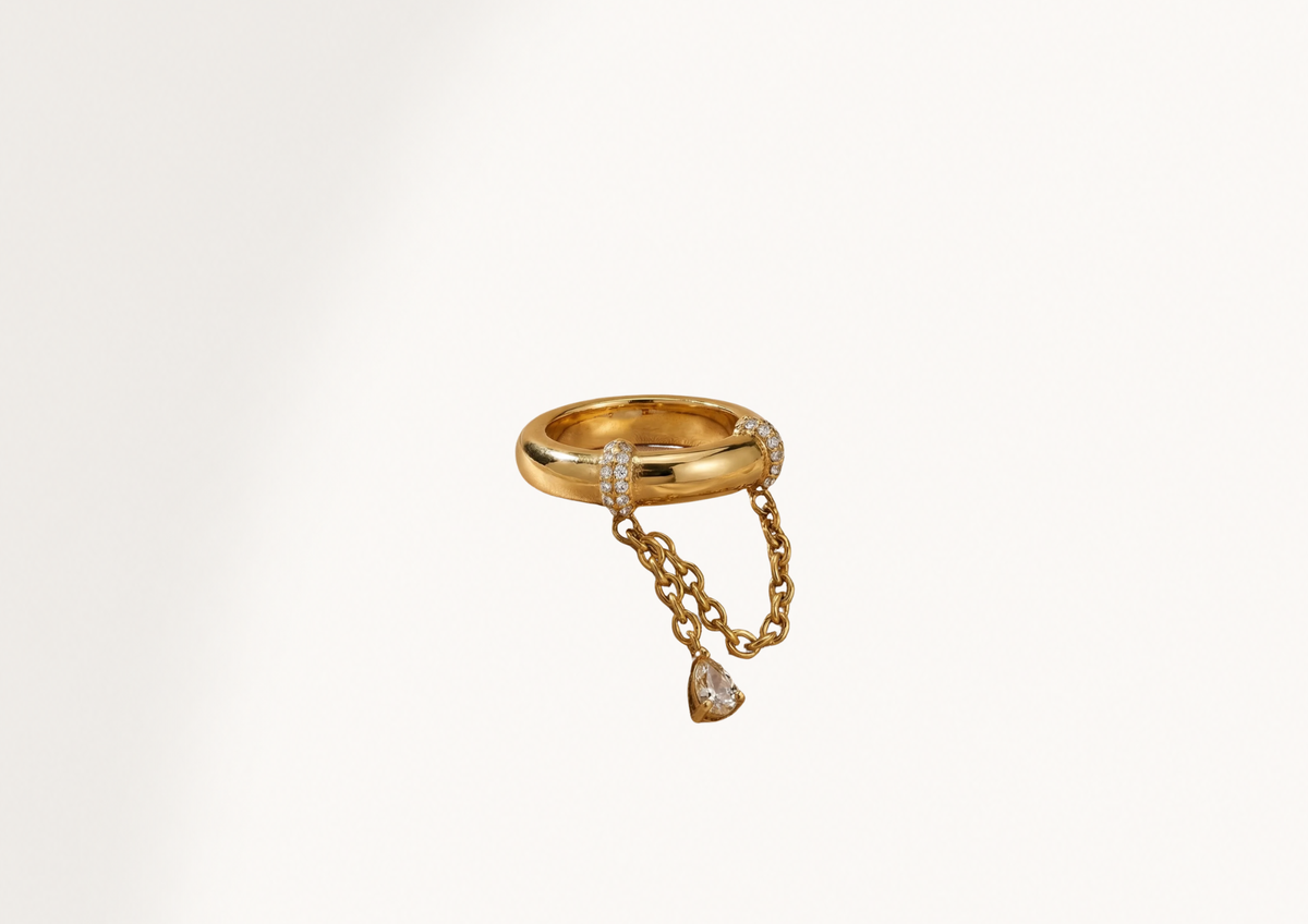 ORBIT DANGLE RING