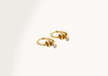 DIAMOND DONUT EARRINGS