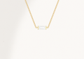 BAGUETTE GEM NECKLACE