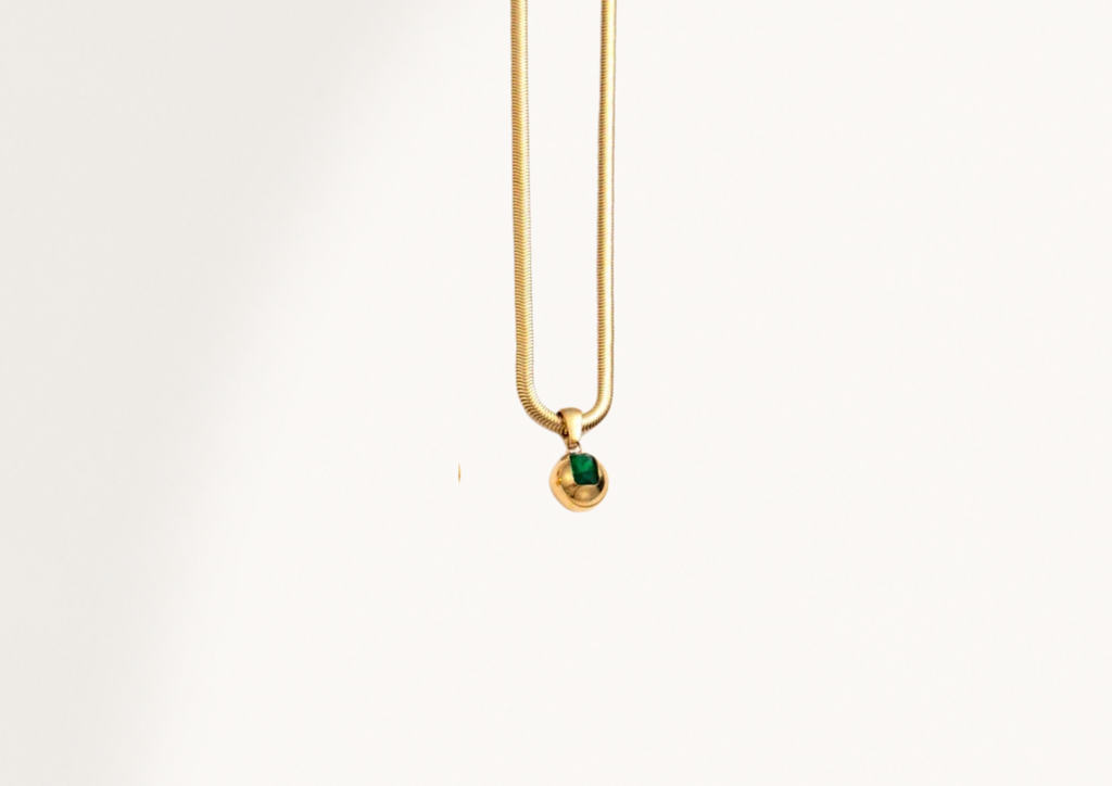 LUXE ORBIT GEM NECKLACE