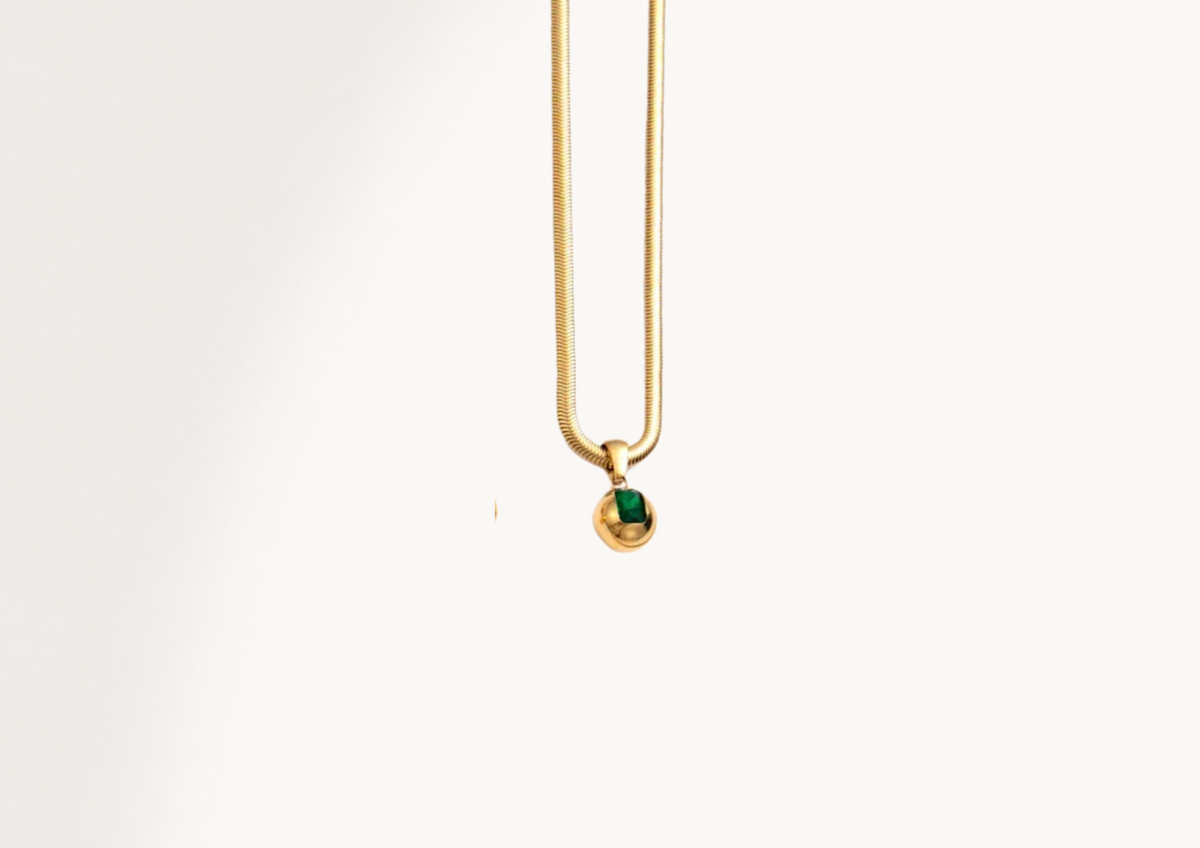 LUXE ORBIT GEM NECKLACE
