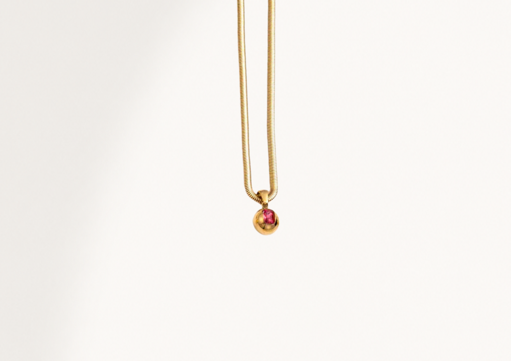 LUXE ORBIT GEM NECKLACE