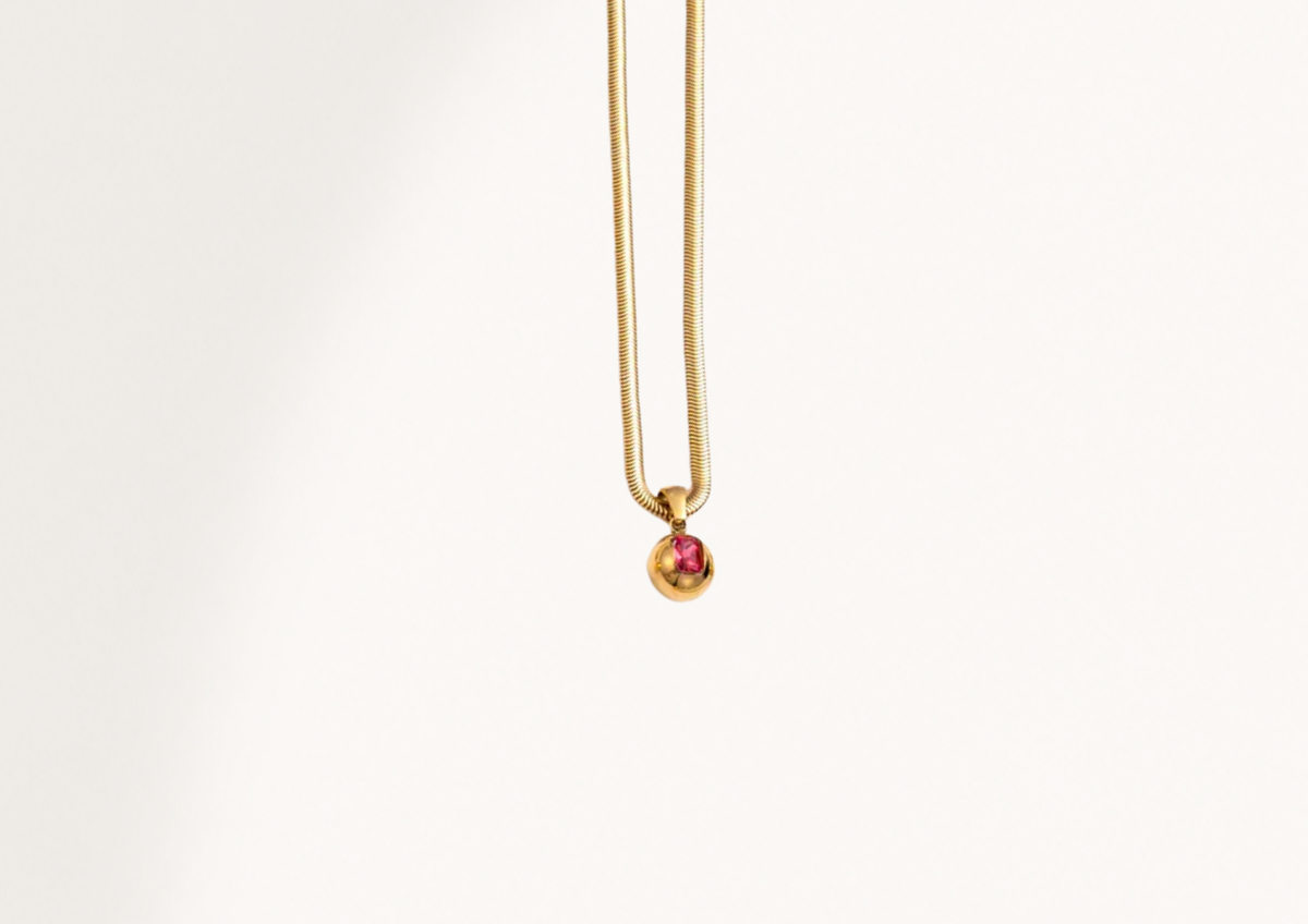 LUXE ORBIT GEM NECKLACE